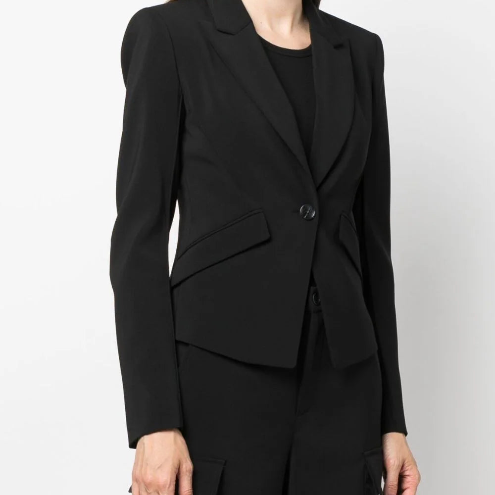 
                  
                    Patrizia Pepe Blazer met enkele rij knopen
                  
                