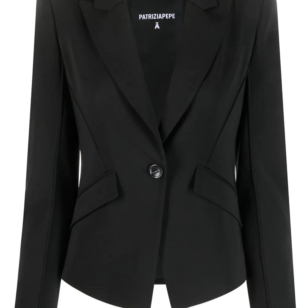 Patrizia Pepe Blazer met enkele rij knopen