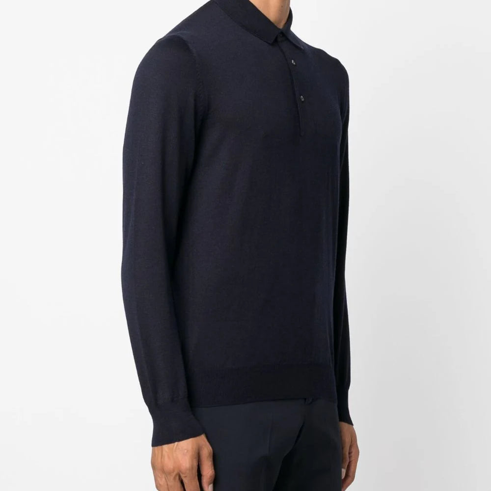 LARDINI - POLO MET LANGE MOUWEN