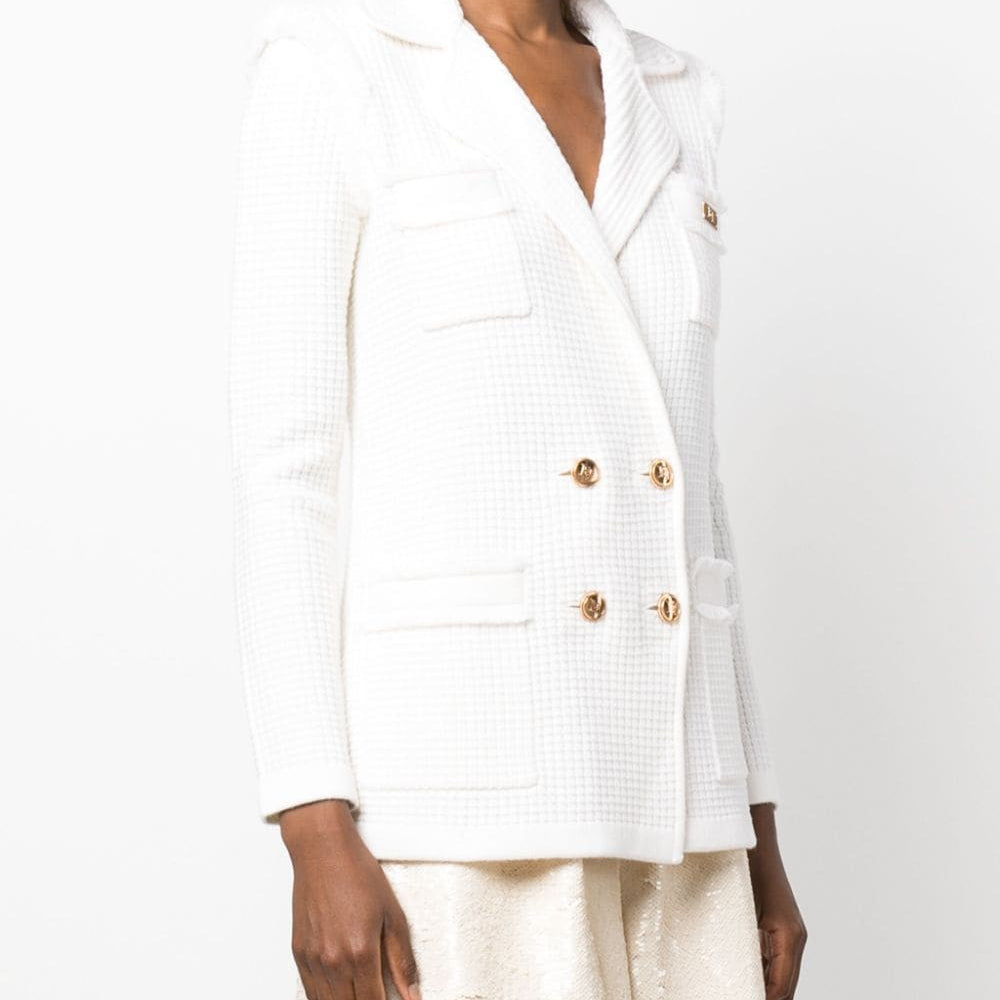 
                  
                    Elisabetta Franchi Blazer met dubbele rij knopen
                  
                