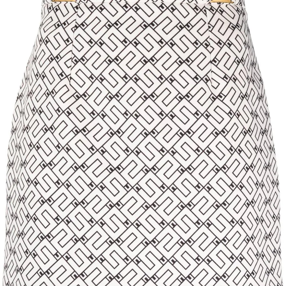 Elisabetta Franchi Mini-rok met monogramprint