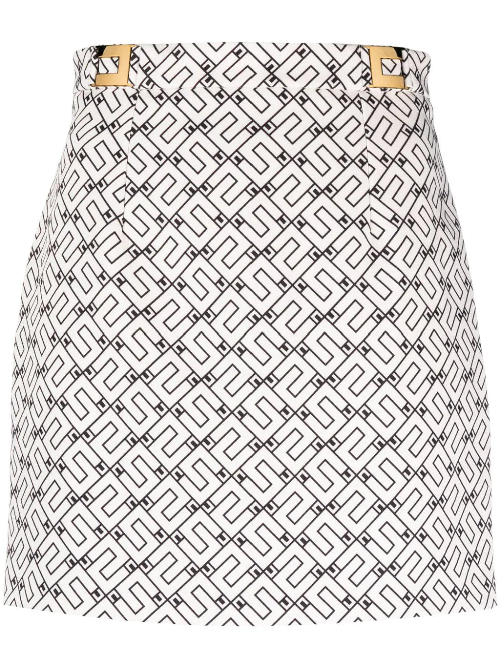 Elisabetta Franchi Mini-rok met monogramprint