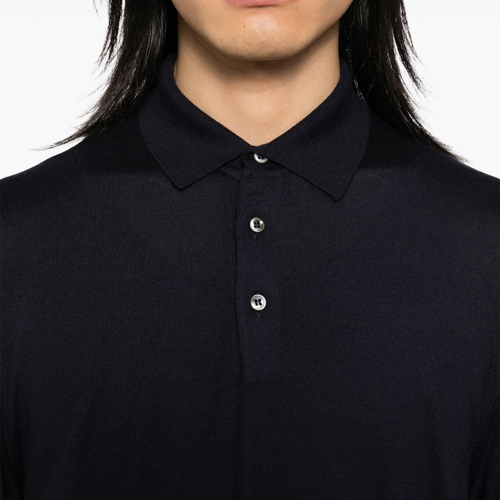 
                  
                    Fedeli virgin-wool polo shirt
                  
                