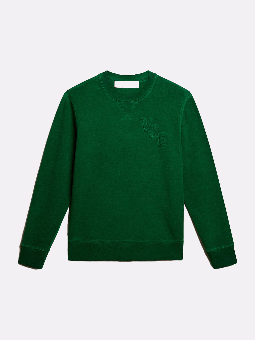 Golden Goose - Ronde-hals sweatshirt van groen katoenen molton