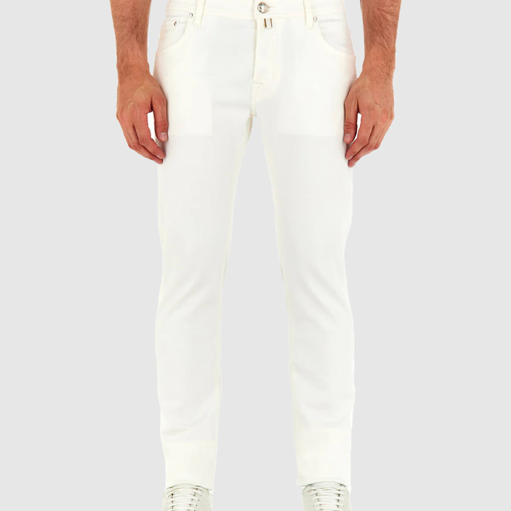 JACOB COHËN NICK SLIM FIT JEANS WIT