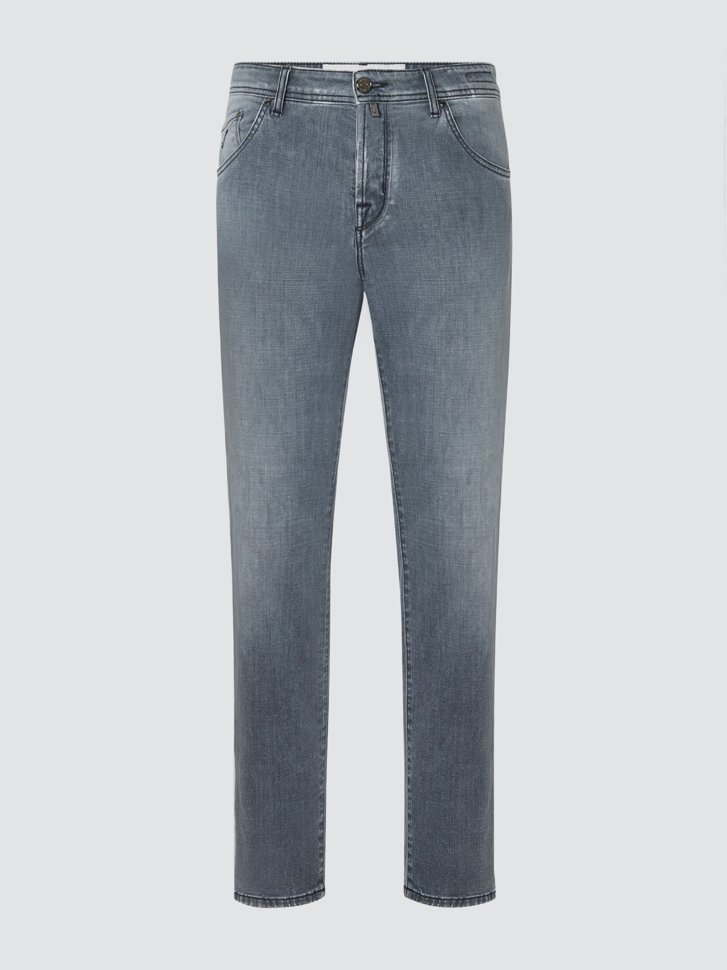 JACOB COHËN - SCOTT CROPPED SUPER STRETCH GREY JEANS